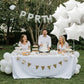 TONIFUL 15Pcs 18 Inch Large White Star Shape Foil Balloons Big White Stars Helium Mylar Ballons for Birthday Wedding Baby Shower