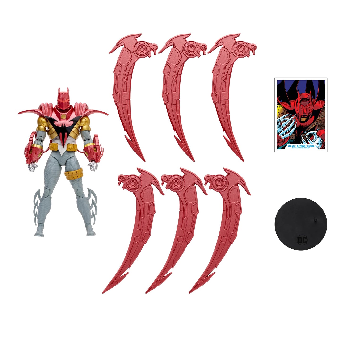 McFarlane Toys - DC Multiverse Azrael Batman protective covering (Batman: Knightsend) 7in Action Figure