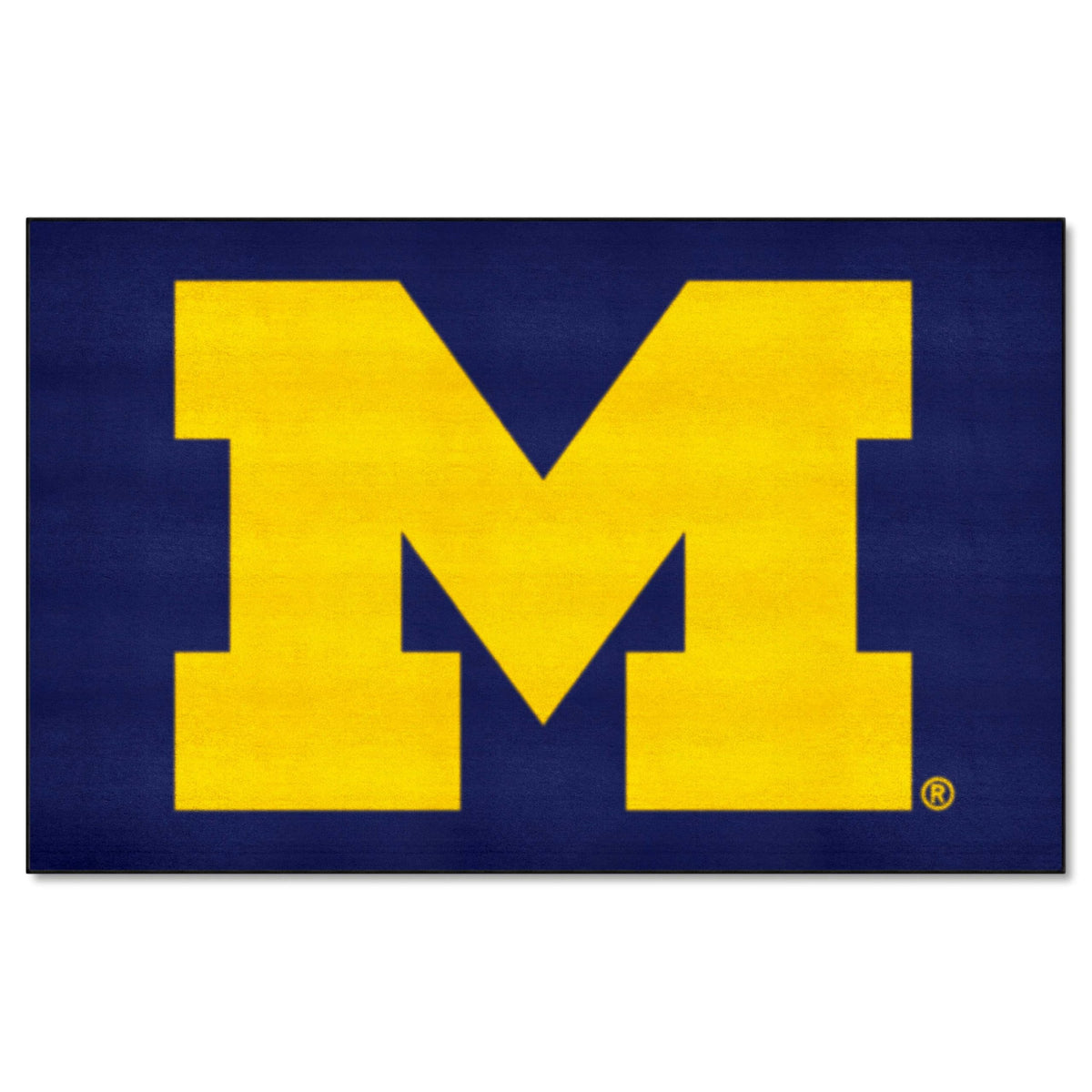 FANMATS 3410 Michigan Wolverines Ulti-Mat Rug - 5ft. x 8ft. | Sports Fan Area Rug, Home Decor Rug and Tailgating Mat