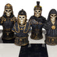 Hpl Medieval Times Skull Busts Gothic Fantasy Skeleton Chess Men Set - No Board