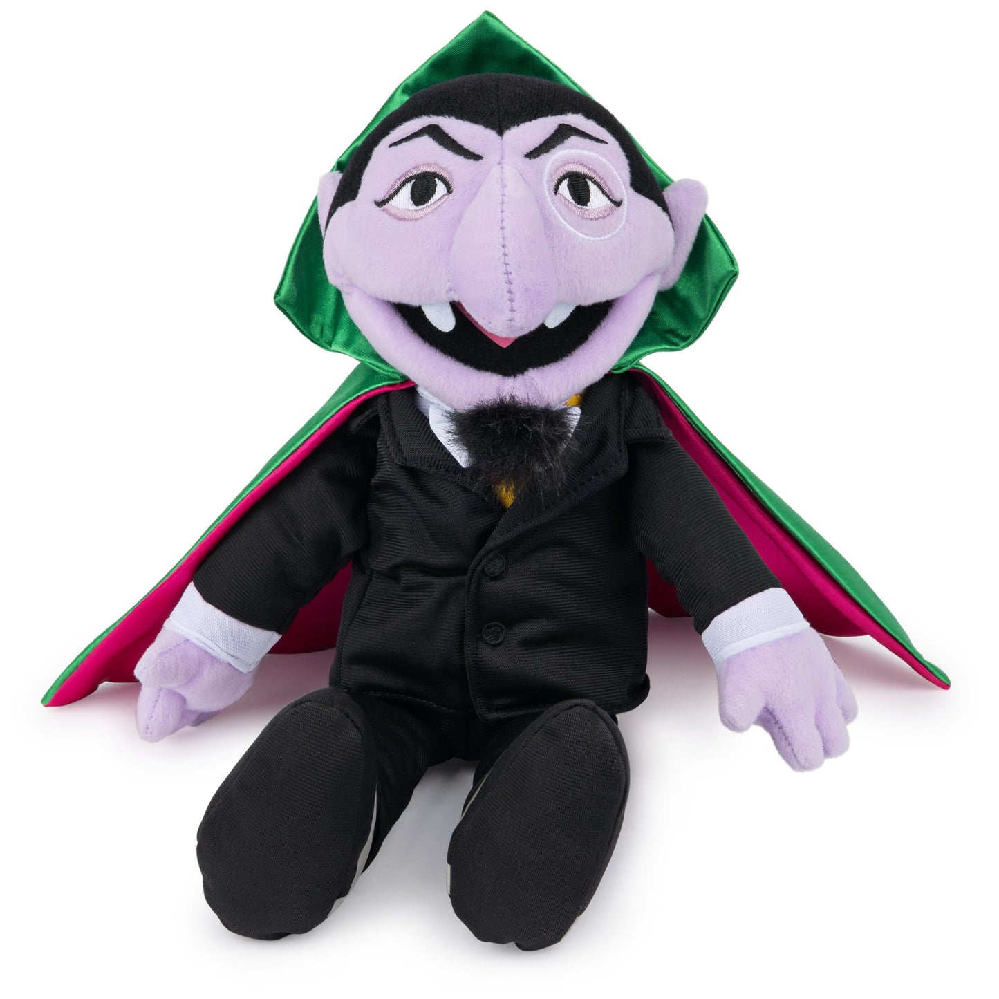 GUND Sesame Street Official The Count Muppet Plush  enhanced Plush Toy for Ages 1 & Up  Black/Green  14 