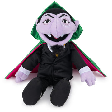 GUND Sesame Street Official The Count Muppet Plush  enhanced Plush Toy for Ages 1 & Up  Black/Green  14 