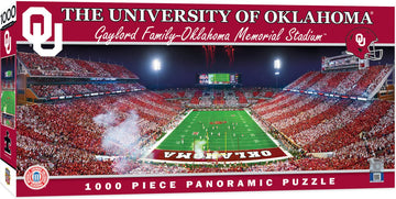 Masterpieces Ncaa Oklahoma Sooners, Stadium Panoramic Jigsaw Puzzle, Gaylord Family, 1000 Pieces