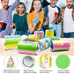 Easter Bean Bag Toss Game Carnival Party Toss Game St. Patrick's Day tossing Knockdown Can Game with 10 Cans 2 Sandbags for Easter St. Patrick's Day Party Family Game Kids mature-themeds