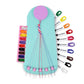 Choose Friendship, My Friendship Bracelet Maker®, An American Original | 20 Pre-Cut Threads - Makes Up To 8 Bracelets | Craft Kit, Kids Jewelry-Making Kit, Gifts For Girls 8-12