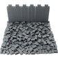 Feleph 360 Pieces 1X2 Masonry Profile Bricks Building Blocks For Wall Parts And Pieces Diverse Bulk Toy Set Compatible With Major Brands (Dark Gray)