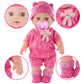 Dontno 12 Inch Baby Doll With Clothes And Accessories, Reborn Alive Baby Doll Feeding And Caring Set With Baby Bottles Diaper Nipple For Little Girls Pretend Play Set