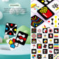Slapaflife High Contrast Baby Toys For Newborn, 60 Pcs 120 Page High Contrast Baby Cards, Contrast Cards For Infants 0-3-6-12-36