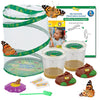 Insect Lore Butterfly Garden With Two Cups Of Live Caterpillars | Original Habitat, Stem Journal, Chrysalis Holding Logs, 10 Live Baby Caterpillars | Painted Lady Butterflies | Life Science Education