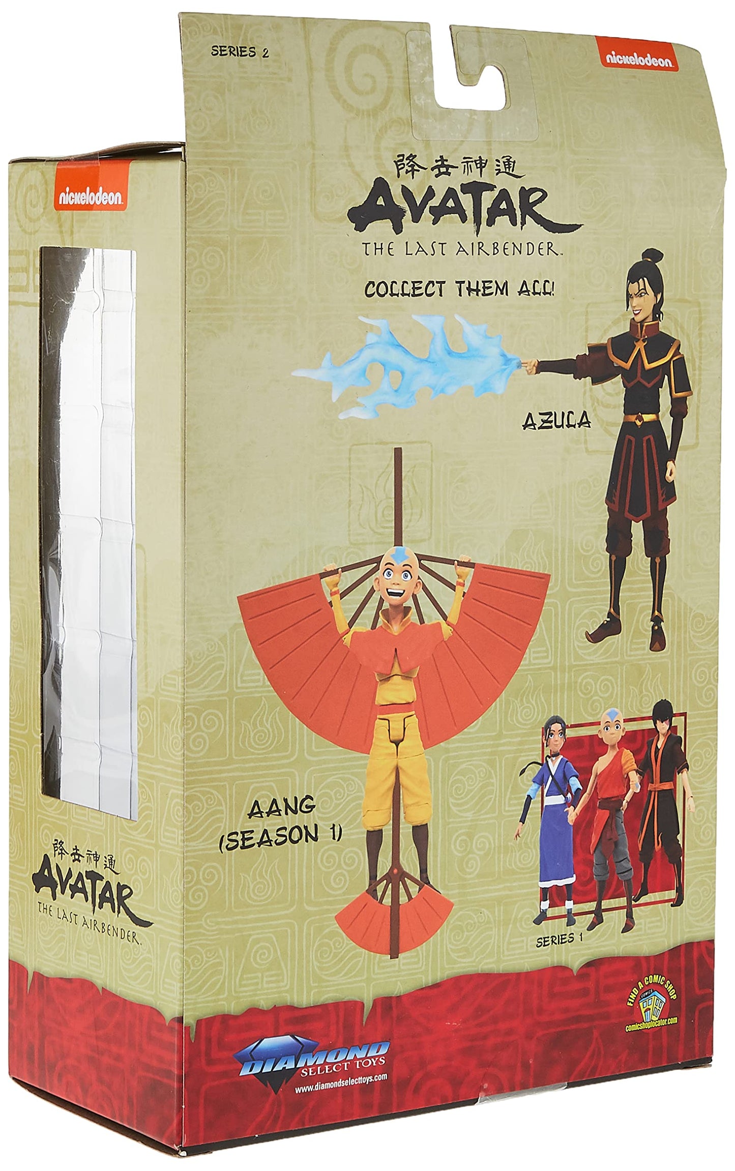 Diamond Select Toys Avatar The Last Airbender: Firebender Azula Action Figure, Multicolor