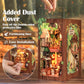Cutefun Book Nook Kit, Diy Miniature Dollhouse Kit For Teens And Adults, 3D Wooden Puzzle Bookends With Led Light, Bookshelf Insert Decor With Dust Cover, Christmas Birthday Gifts (Squirrel Collector)