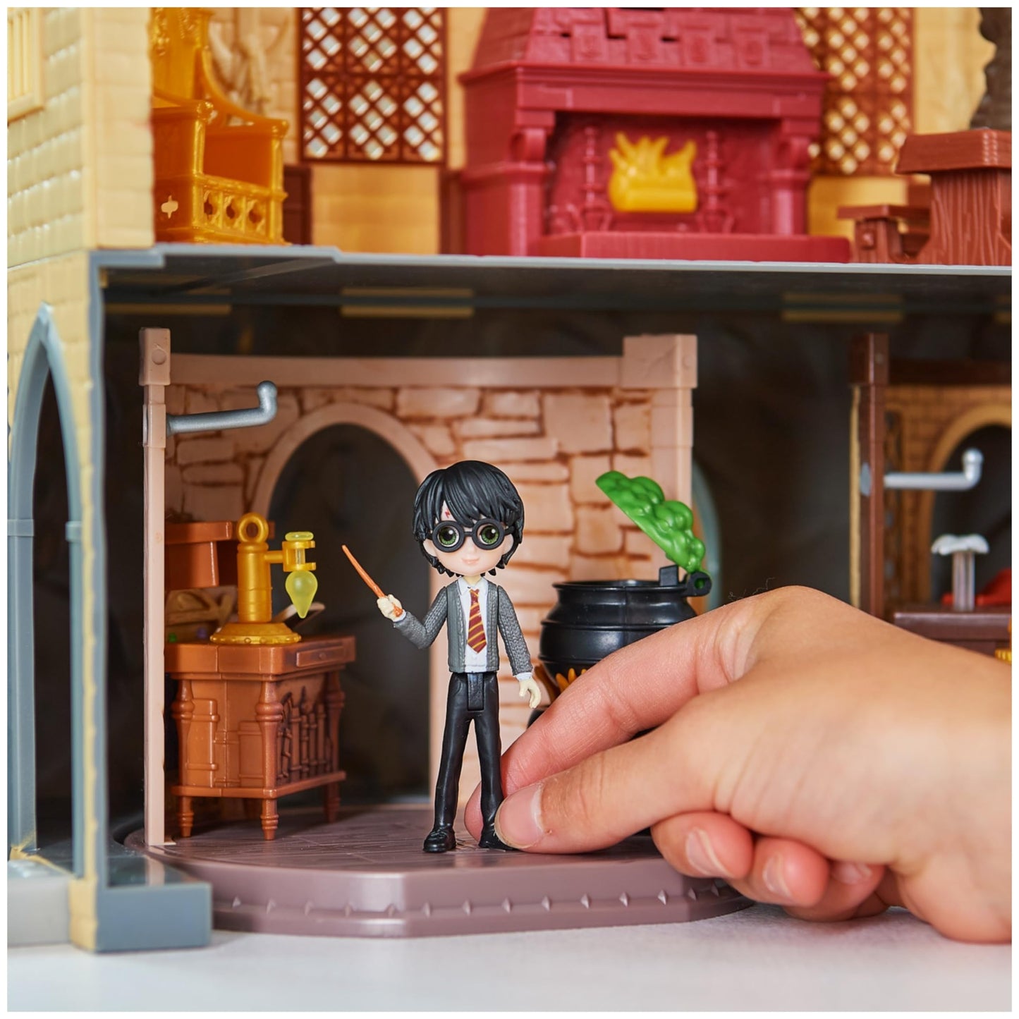Wizarding World Harry Potter, Magical Minis Potions Classroom With Exclusive Harry Potter Figure And Accessories, Kids Toys For Ages 5 And Up