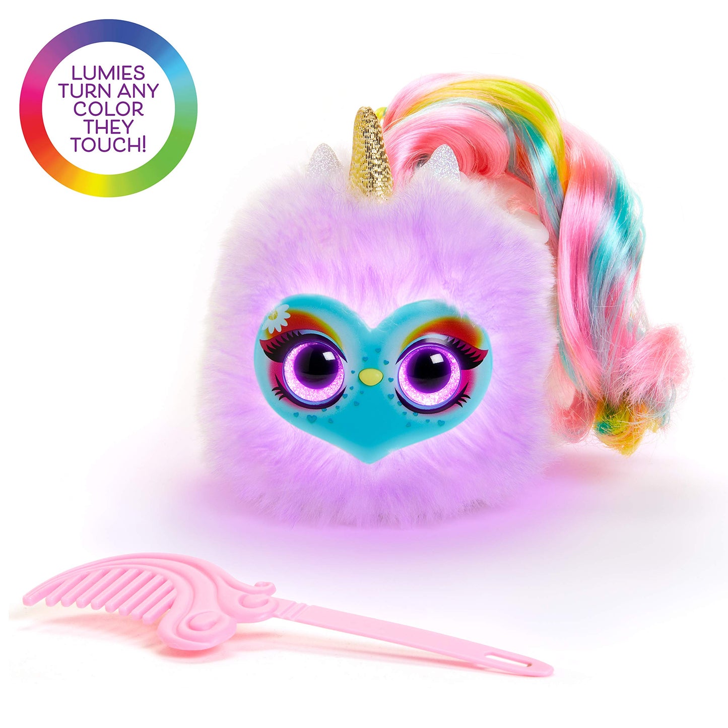 Lumies “Let’S Learn Colors” Plush Unicorn Interactive Toy — Preschool Kids