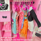 Highfun 50Pcs Doll Hangers For Barbie Hangers For Doll Clothes 1 Pink Lovely Box Storage Doll Hangers For 11.5 Inch Dolls