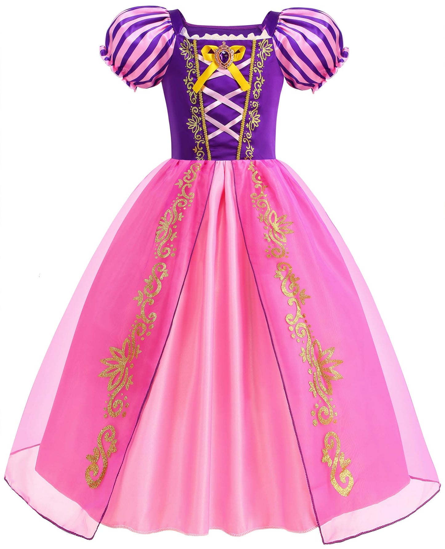 Syoimy Princess Dress For Girls Princess Dress Up Costume Birthday Party Halloween Cosplay Costume With Accessories