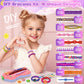 yiwaga Bracelet Making Kit for Girls, Arts and Crafts for Kids Ages 8-12, Friendship Bracelet Kit, Bracelets String Maker Toys S