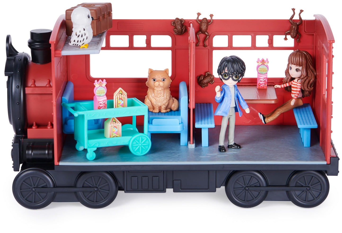 Wizarding World Hogwarts Express Train Playset with 2 Figures, 10 Accessories, Plastic, Model 6064928, for Kids Ages 6 and Up