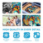 Wooden Puzzles For Adults - Advanced Brave Wolf Wooden Puzzle Unique Shape Puzzels Wooden Jigsaw Puzzles For Adults, Wood Puzzle