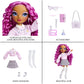 Rainbow High Lilac Fashion Doll with Accessories - Multicolor, Model 501930EUC, Perfect Gift for Kids Ages 4-12 and Collectors