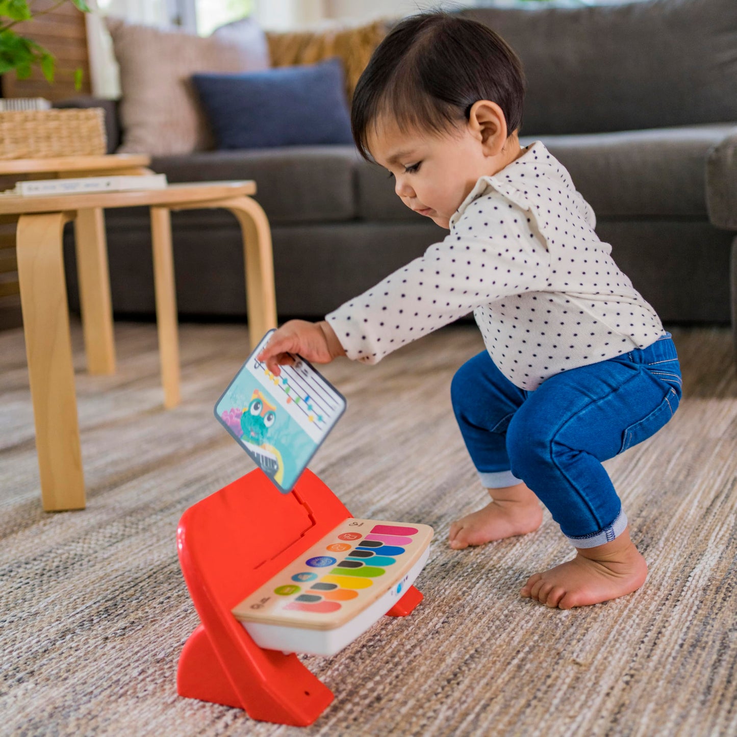 Baby Einstein Wooden Piano Toy, Musical for Babies 6-36 Months, Cal’s First Melodies, Model 12577, Perfect Gift for Infants