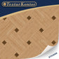 Texturkontor 3 Sheets Self-Adhesive Dollhouse Flooring 1:12 Scale (Basket Weave Parquet)