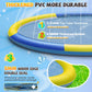 Splash Pad Sprinkler for Kids, 97'' Extra Large Non-Slip Baby Play Mat - 3 Colors, Dog Pool Toys, Toddler Outdoor Toys for Ages