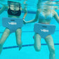 VOS Oasis enhanced Water Solid Saddle Floats - Ultra Buoyant  Comfortable Floating Seats for Pool  Beaches  Lakes  Water Parks | Pack of 2 (Barrier Blue)