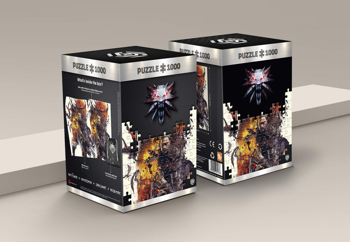 The Witcher 3: Wild Hunt Monsters | 1000 Piece Jigsaw Puzzle | Includes Poster And Bag | 68 X 48 | For Adults & Kids Age 14 Year