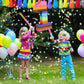 Rainbow Number Pinata for Girls Boys Birthday Foil Number Pinata with Blindfold Stick Confetti for Kids Birthday Anniversary Tie