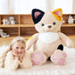 Earthsound Giant Cat Stuffed Animal Plush Toy,30'' Large Kitten Jumbo Cute Soft Toys,Big Size Huge Fluffy Plushy Oversized Fat P