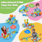 STEM Toys for 3 4 5 6 7 8+ Year Old Boy Girl Building Toys for Kids Ages 4-8 5-7 6-8 Toddler 3-8 Block Stem Kit Educational Construction Set Creative Activities Learning Engineering Game Birthday Gift