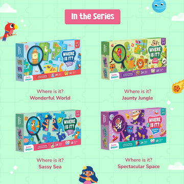 Lovedabble Where Is It? Sassy Sea: Dive Into Jigsaw Puzzle Fun! Assemble, Create Your Underwater Kingdom | Learning Toys & Puzzl