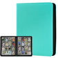 Trading Card Binder 16 Pocket  GERMUN PU Cover Card Binder for 1000+ Cards  enhanced Trading Card Holder Folders  Double Sided Pocket Card Album for MTG  TCG (Lake Blue)