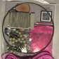 Diy Dream Catcher Making Kit.Craft Kit,Art And Craft Kit,Gift For Girls And Boys. Single Colour (Pink)
