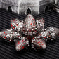 ARUOHHA DND Metal Dice Blood Splatter Dragon Egg Dice with Metal Box, Dungeons and Dragons Role Playing Game RPG D&D Dice Polyhe