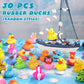 30 Pcs Rubber Ducks Assorted Plastic Rubber Ducks For Cruise Ducks Ducking Bath Toys Ducks Party Favors Beach Pool Activity Crui
