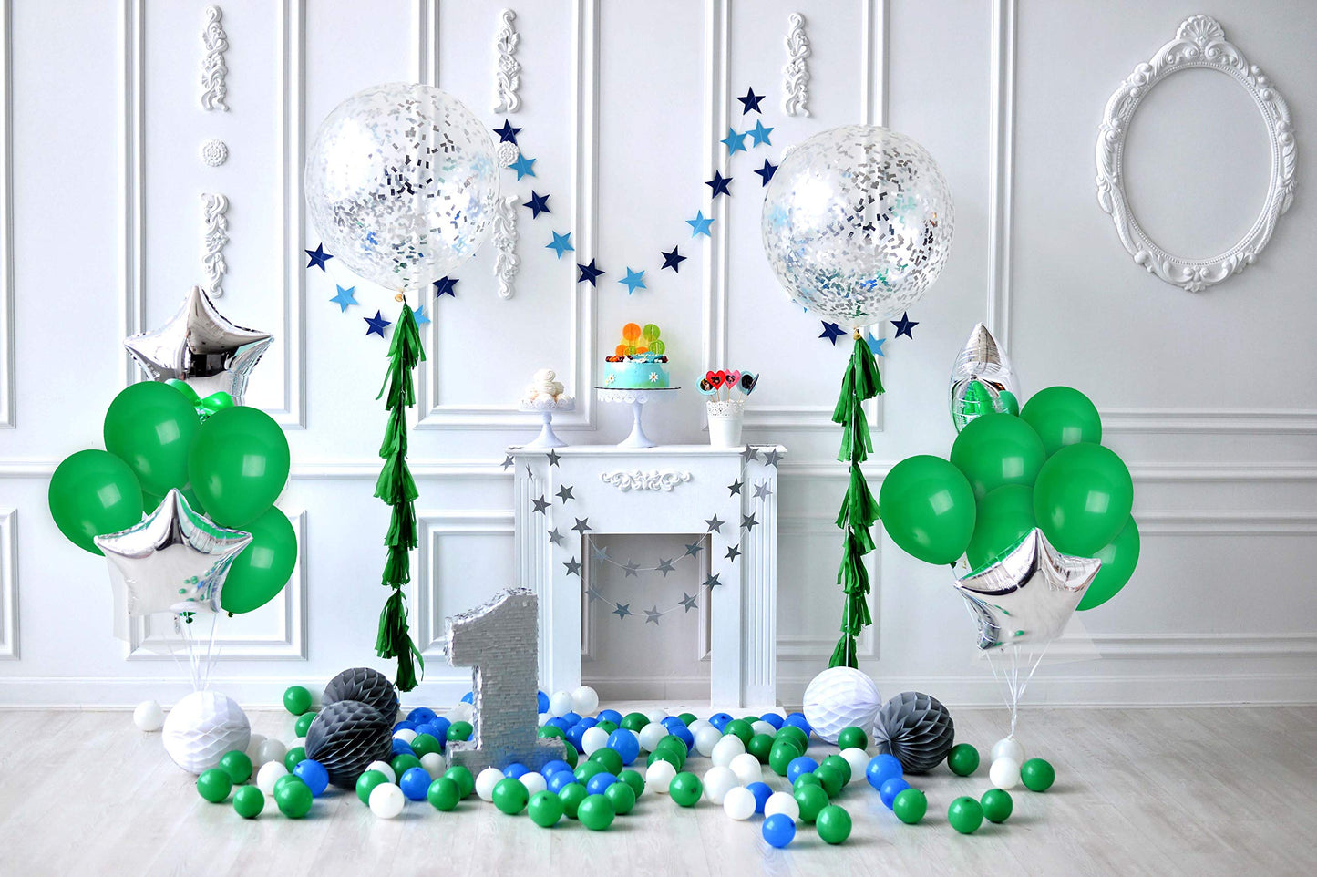 Treasures Gifted Forest Green Balloons - 12 Inch Hunter Green Balloons - Dark Green Balloons - Premium Green Latex Balloons - Gl
