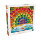 Buffalo Games - Rainbow Umbrellas - 300 Large Piece Jigsaw Puzzle For Adults Challenging Puzzle Perfect For Game Nights - Finished Puzzle Size Is 21.25 X 15.00