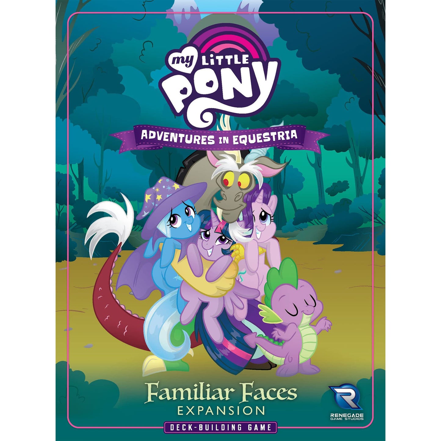 Renegade Game Studios My Little Pony: Adventures In Equestria - Familiar Faces Expansion - Deck-Building Game, Ages 14+, 1-4 Players, 45-90 Min