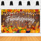 Mocsicka Happy Friendsgiving Banner Happy Thanksgiving Decorations Autumn Friendsgiving Turkey Fall Harvest Party Supplies Backd