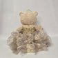 KINNEX COLLECTIONS SINCE 1997 20'' Quince Anos Quinceanera Last Doll Teddy Bear with Dress (Centerpiece) ~ ARC16832-34R (Champan