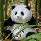 Chongker Panda Plush Stuffed Animal, 16.5" Handmade Lifelike Toy, 4.6lbs Black and White Giant Panda, Model ZuoPanda04-WS