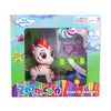 Dress-Up Zoonicorn - Pink Zoonicorn with Green Shoes - ALIEL
