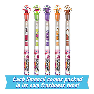 Soda Shop Smencils - Scented Pencils, 5 Count, Gifts For Kids, School Supplies, Classroom Rewards, Party Favors
