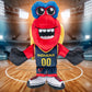 Bleacher Creatures Indiana Fever Lil Freddy 8'' Mascot Kuricha Plush - Soft Chibi Wnba Plush