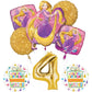 Tangled Rapunzel Princess 4th BIRTHDAY PARTY Balloon decorations supplies