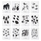 Wee Gallery Nature Number Cards, Educational Number Flashcards For Kids, Baby, Toddler, Black And White Animals And Numbers, Counting And Learning Cards For Visual Stimulation, Cognitive Development