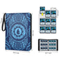 MTGPRO 9-Pocket Card Binder for MTG 720 Double Sided Pocket PU Trading Collection Binder enhanced Collector Card Album for MTG TCG Yugioh Game Cards(Blue)