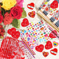 Tuzuaol 28 Pack Valentines Day Gift for Kids Classroom School with Valentine Day Stationery for School Classmates Exchange Gift,