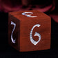 Hddais 7Pcs Polyhedral Dice Set D&D, Rpg Dnd Wood Dice Set With Iron Box For Dungeons And Dragons Role Playing Games(Coralwood)